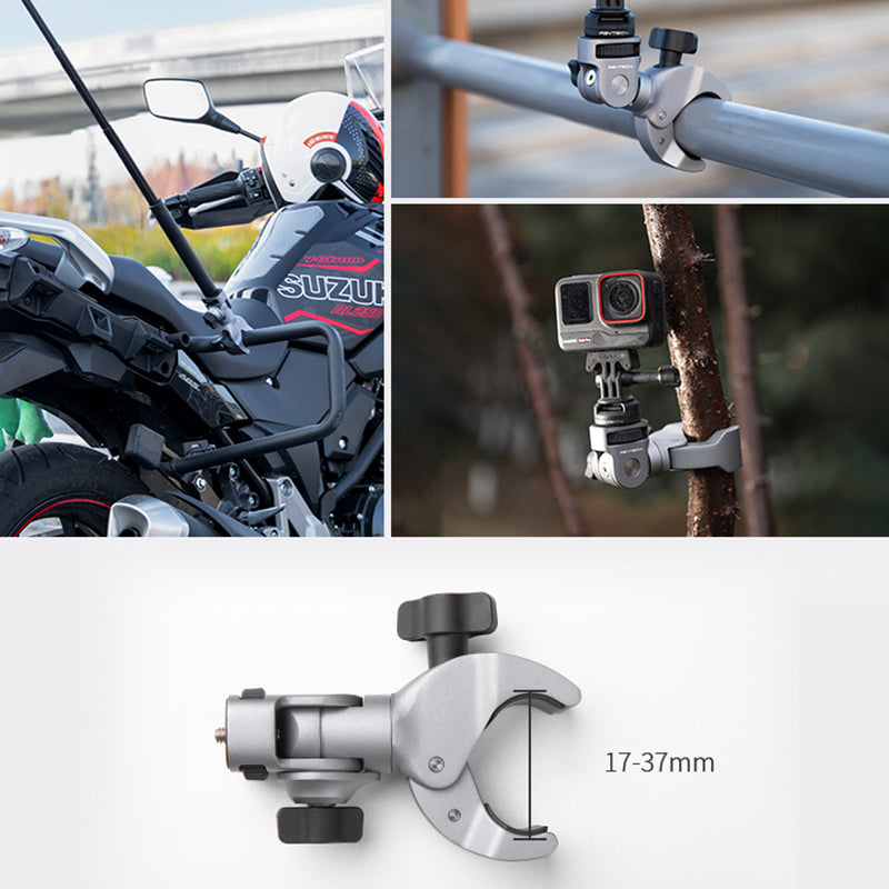 PGYTECH P-GM-171 Action Camera Heavy-Duty Clamp Mount for Motorcycle Creative Shooting PGYTECH P-GM-171 Action Camera Heavy-Duty Clamp Mount for Motorcycle Creative Shooting